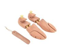 LoogCape Shoe Tree with Shoe Horn for EU 36-37 Made of Solid Cedar Wood Wave, Dimensionally Stable Leather Care Shape Holder, Versatile Boot Stretcher, Dimensionally Stable Wood Stretcher, Ideal for