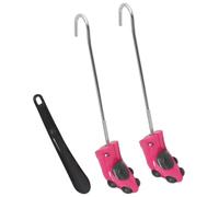 LoogCape Shoe Tree with Shoe Horn Pink EU 34-40 Plastic Durable Stretchy for Men and Women Versatile Suitable for Smoothing and Drying Boots and Shoes
