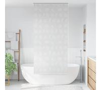 LoogCape Shower Blind, 100 x 240 cm, Waterproof with Starfish Pattern, Quick-Drying, Easy to Assemble, Opaque, Easy to Clean, Ideal as a Shower Enclosure or Splash Guard in the Bathroom