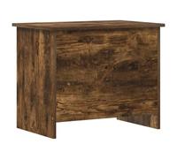 LoogCape Smoked Oak Wood Storage Chest 60 x 40 x 50 cm with Large Storage Space, Robust Design, Easy Assembly, Ideal for Bedroom, Hallway, Nursery and Garden