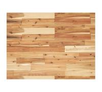 LoogCape Solid Acacia Wood Desk Top 100 x 60 x 2 cm with Oil Coating for Office, Worktop, Table Frame, Cable Management, Ergonomic Workplace, Durable