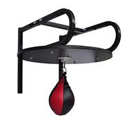 LoogCape Speedball Platform Set with Heavy Duty Frame for Boxing Training Kickboxing MMA Homegym Gym Standing Durable Fast Rebound Includes Wood Material