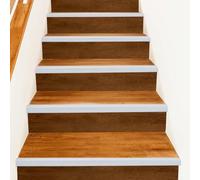 LoogCape Stair Nosing Profiles, Pack of 30, Silver, 67 x 3.5 x 3 cm, Aluminium, Non-Slip Stair Treads for Indoor Spaces, Durable Protective Strips, Easy Assembly