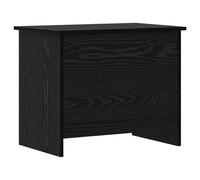 LoogCape Storage Chest Black Oak 60 x 40 x 50 cm Wood Material Storage Organiser for Bedroom Hallway Children's Room and Living Room Space Saving Robust Versatile Stylish