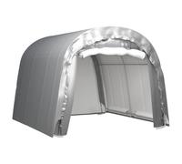LoogCape Storage Tent, 300 x 300 cm, Steel, Grey, Weatherproof and Waterproof with UV Protection, Sturdy Garden Shed for Devices, Tools, Lawnmower, Bicycle, Wheelie Bin, Lockable