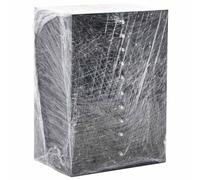 LoogCape Stretch Film Pack of 2 Transparent 20 μm 50 cm x 300 m Durable Durable Versatile Suitable for Warehouse Transport and E-Commerce Protection