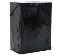 LoogCape Stretch Film Pack of 6 Black 30 μm 50 cm x 150 m for Warehouse Shipping Packaging and Protection of Cartons, Boxes, Moving Boxes, Postal Packages, E-Commerce, Transport and Filling Material