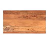 LoogCape Table Top, 100 x 60 x 3.8 cm, Acacia Wood, Rectangular Solid Wooden Worktop for Dining Room, Kitchen, Office, DIY Furniture Construction, Rustic Design, Durable, Easy to Clean