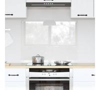 LoogCape Tempered Glass Kitchen Splashback 80 x 60 cm Heat Resistant and Dishwasher Safe for Modern Kitchens Durable Accessories Heat and Wear Protection Elegant Background
