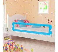 LoogCape Toddler Bed Guard Blue 180 x 42 cm Foldable Height Adjustable Portable Safety Net Breathable for Cot Parents Bed Family Bed Travel Cot Suitable for Children Between 18