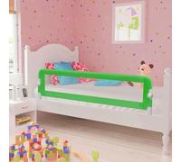 LoogCape Toddler Bed Safety Gate, Pack of 2, Green, 150 x 42 cm, Foldable, Height-Adjustable, Breathable Safety Net, Suitable for Cot, Parent's Bed, Travel Bed, Family Bed
