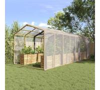 LoogCape Transparent Garden Cover 6 x 12 m PE Weatherproof Translucent, Protective Tarpaulin for Plants, Raised Beds, Patios, Weed Protection, Frost Protection, Winter Protection, Ground Cover, Garden