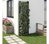 LoogCape Trellis with spike in anthracite, 43 x 6 x 165 cm, made of robust polypropylene for outdoor use, weatherproof, UV-resistant, waterproof, sturdy plant support, easy to assemble