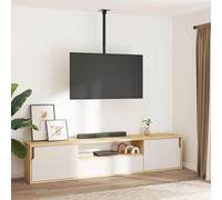 LoogCape TV Ceiling Mount 32-65 Inches, VESA 400 x 400, Max 40 kg, Height Adjustable, Swivel, Tilt, Extendable, Rotatable, for Living Room, Office, Gaming, Universal Mounting