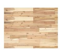 LoogCape Untreated Acacia Wood Table Top 100 x 60 x 2 cm for Office, Home Office, Gaming, Versatile Use, Stable Work Surface, Ergonomic Design, Cable Management, Height Adjustable, Durable