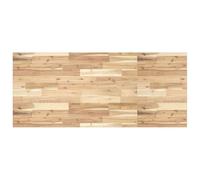 LoogCape Untreated Acacia Wood Table Top 140 x 60 x 2 cm for Home Office Worktop with Cable Duct and Height-Adjustable Table Frame Versatile Use
