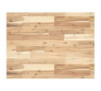 LoogCape Untreated Solid Wood Table Top 100 x 60 x 4 cm Acacia for Office, Worktop, Table Frame, Cable Duct, Home Office, Versatile, Durable, Natural Look