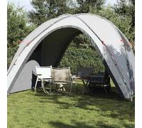 LoogCape Waterproof Party Tent White 360 x 360 x 219 cm 190T Polyester with PU Coating, Fibreglass Poles with Mosquito Net, 4 Entrances for Camping Festival Family