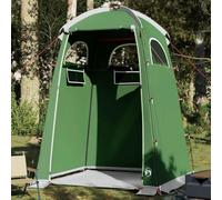 LoogCape Waterproof Shower Tent, Green, 150 x 150 x 230 cm, 185T Polyester with PU Coating, Camping Cabin for Shower and Changing Room with Zip and Carry Bag