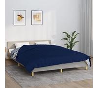 LoogCape Weighted Blanket, Blue, 200 x 220 cm, 13 kg Fabric, Hypoallergenic, Washable, Cuddly, Breathable, Durable, Suitable for Bedroom, Sofa or Couch, Ideal for Winter and Summer, Gift