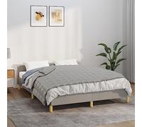 LoogCape Weighted Blanket Grey 152 x 203 cm 7 kg Fabric Hypoallergenic Glass Beads Breathable Durable for Bedroom Couch Sofa Bed Cuddly Warm Washable Gift Winter Summer