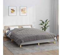 LoogCape Weighted Blanket, Grey, 220 x 240 cm, 11 kg Fabric, Hypoallergenic, Cuddly Warm, for Bedroom, Sofa or Couch, Washable, Ideal as a Gift, for Winter and Summer, Durable