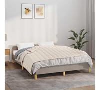 LoogCape Weighted Blanket Light Cream 138 x 200 cm 6 kg Cotton Fabric for Bedroom and Sofa Cuddly Warm Washable Ideal for Restful Sleep Relaxing Blanket for Winter and Summer