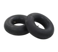 LoogCape Wheelbarrow Hoses, Pack of 2, 15 x 6.00-6 Rubber Replacement Parts with Valve for Garden and Transport Carts, Heavy Duty Tyres for Uneven Floors, Easy Assembly
