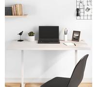 LoogCape White Solid Wood Table Top 100 x 50 x 2.5 cm for Office, Desk, Home Office, Cable Management, Ergonomic, Durable, Versatile