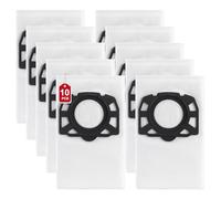 LOOHAOC 10 pack KFI 487 Vacuum Cleaner Bags for Kärcher WD4/WD5/WD6, MV 4/MV 5, WD5P/WD6P, Kärcher 2.863-006.0 Fleece Filter Bags for Wet & Dry Vacuums