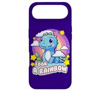 Look a Rainbow Cute Dinosaur with a Rainbow and Stars Case for iPhone Air