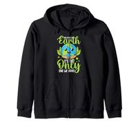 Look After The Earth It's The Only One We Have! Zip Hoodie