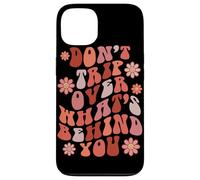 Look Ahead Not Behind You Retro Groovy Quote Case for iPhone 13