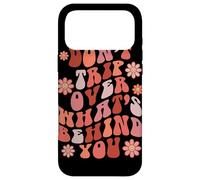 Look Ahead Not Behind You Retro Groovy Quote Case for iPhone 17 Pro Max