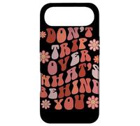 Look Ahead Not Behind You Retro Groovy Quote Case for iPhone Air
