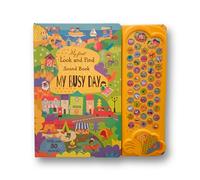 Look and Find 50+ Sound Book | Sensory Play Baby Book | Toys for Boys and Girls | Early development and activity | Educational toy for 3, 4, 5+ year old | Interactive toy (My Busy Day)