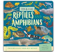 Look and Find Fold-Out Board Book - Reptiles - Perfect for Children Aged 3 Years Upward: Reptiles and Amphibians (Nature Look & Find Board Books)
