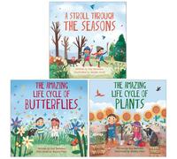 Look and Wonder Series Collection 3 Books Set By Kay Barnham (A Stroll Through the Seasons, The Amazing Life Cycle of Butterflies & The Amazing Plant Life Cycle Story)