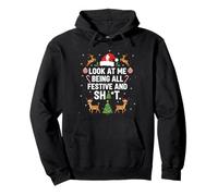 Look at me being all festive and celebrating the holidays Pullover Hoodie