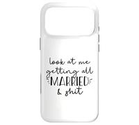 Look at me getting all MARRIED & shit Funny Bride Groom Meme Case for iPhone 17 Pro Max