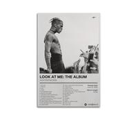 Look at Me XXXTentacion Music Album Cover Music Posters for Room Aesthetic Canvas Wall Art Bedroom Print Picture Paintings for Living Room Bedroom Decoration Frame 12x18inch(30x45cm)Unframe-style-18
