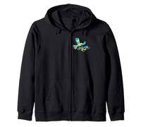 Look At The Birds Parrot Subtle Minimalistic Christian Tee Zip Hoodie