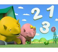 Look at the clouds and learn numbers / Dino plays Dominos