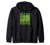 Look at Those Stripes USA Lawn Zip Hoodie