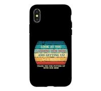 Look At You Landing Our Mom And Getting Us As A Bonus Funny Case for iPhone X/XS