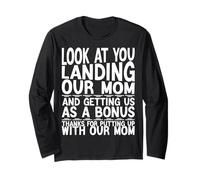 Look At You Landing Our Mom Funny Father's Day Dad Presents Long Sleeve T-Shirt