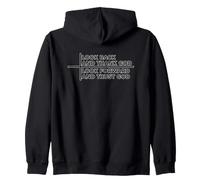 Look Back And Thank God Look Forward And Trust God Zip Hoodie