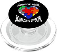 Look Beyond And See Someone Special Disability Awareness PopSockets PopGrip for MagSafe