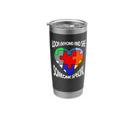 Look Beyond and See Someone Special Disability Awareness Stainless Steel Insulated Tumbler