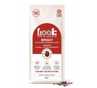 Look Bright Whole Bean Coffee 1kg - Specialty Ethiopian Coffee Beans - Floral Citrus Bergamot Notes - Lab Tested Mycotoxin & Pesticide Free - High Polyphenol Antioxidant Coffee